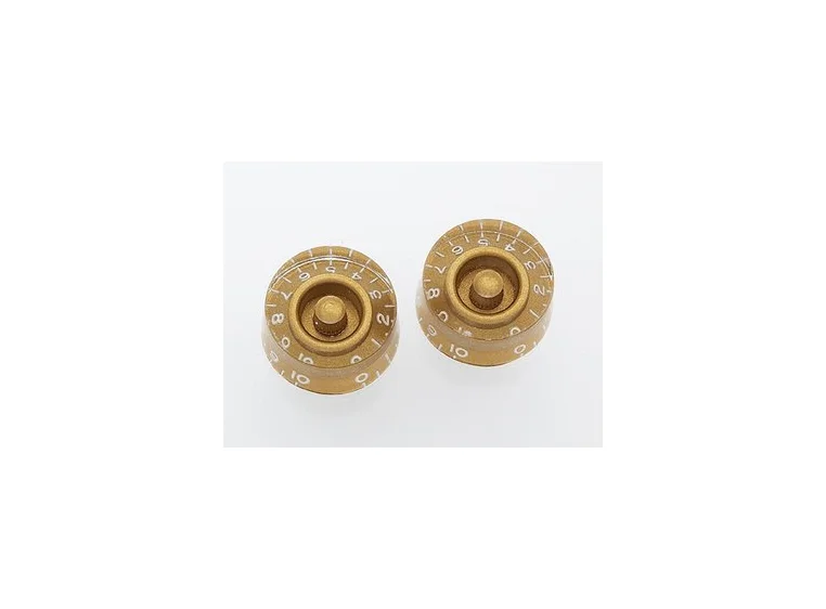 AP PK 0130-032 Speed Knobs (2) Gold, Vintage Style, 